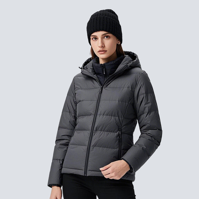 Women's Hooded Ultralight Down Jacket